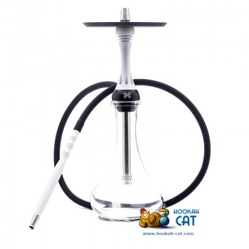 Кальян Alpha Hookah Model X White Cosmo (Альфа Хука Модель Х Белый Космо) - фото 1